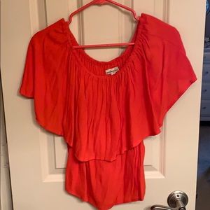Anthropologie Off the Shoulder Blouse